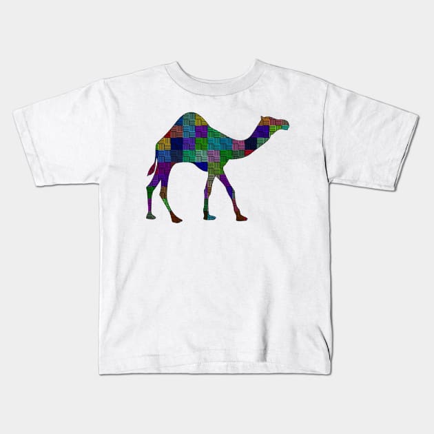 The Quilted Camel Kids T-Shirt by AROJA